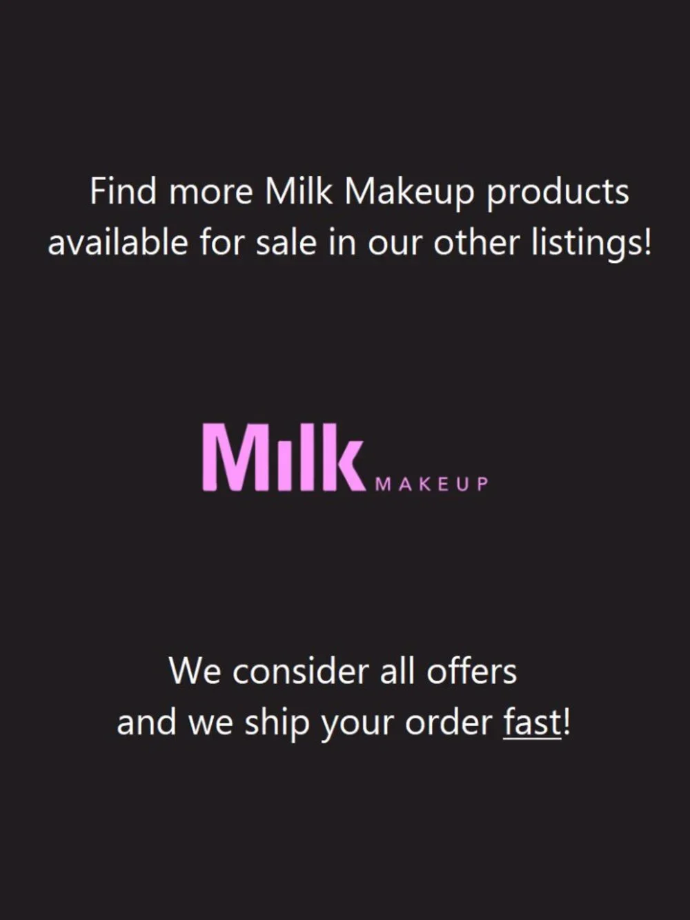 Milk Makeup ***click like